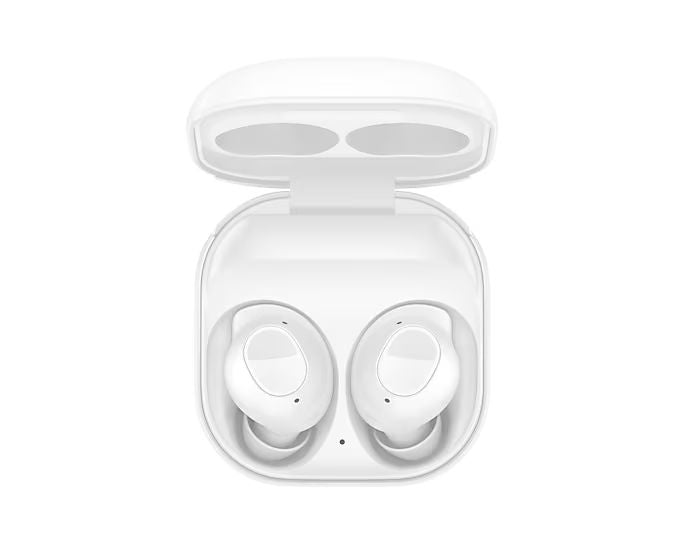Samsung Galaxy Buds FE White open charging case