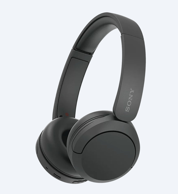 Sony WH-CH520 Black front three-quarter view