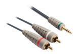 Bandridge BAL3402 2m stereo audio cable connector detail