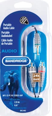 Bandridge BAL3402 2m audio cable exact product image