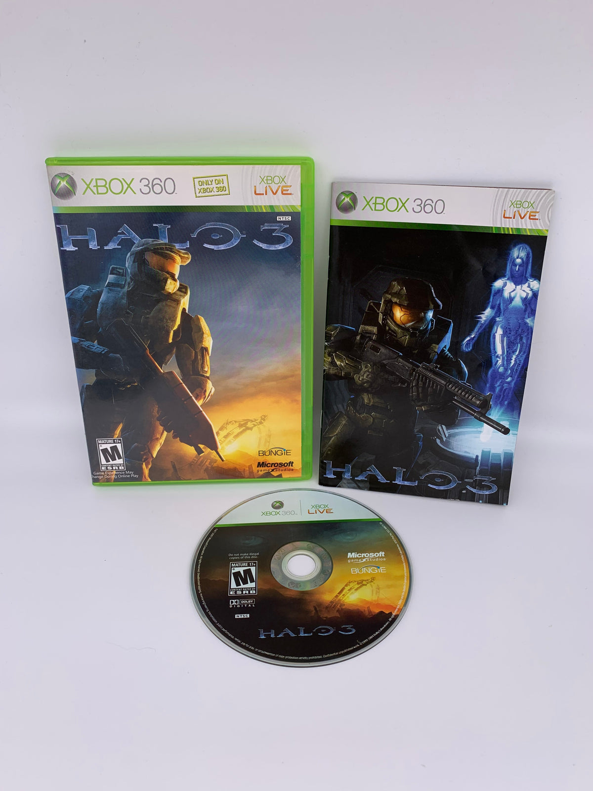 Halo 3 Xbox 360 complete set