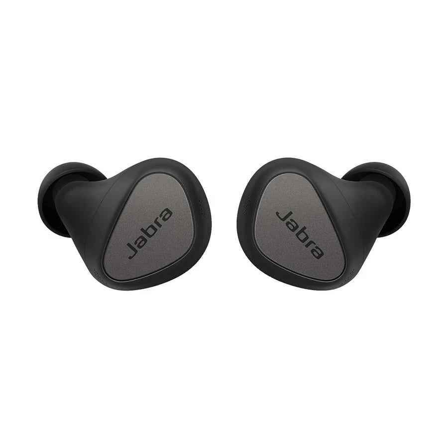 Jabra Elite 5 Titanium Black earbuds front