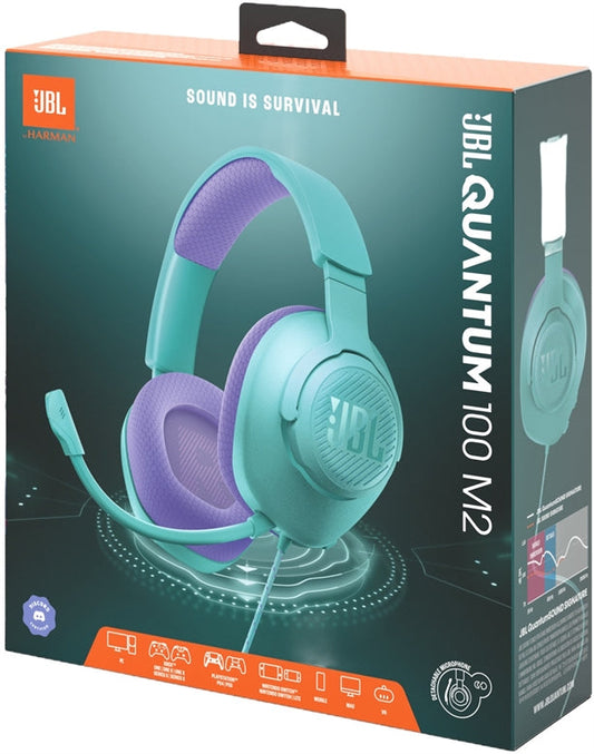JBL Quantum 100M2 Cyan product image