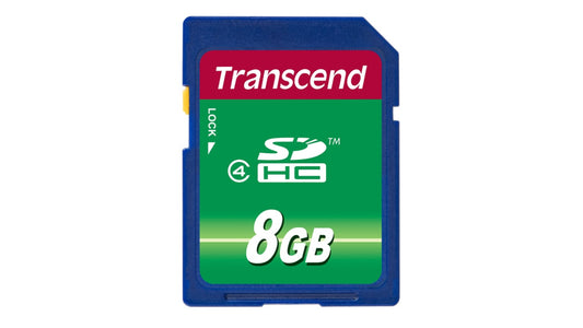 Transcend SDHC Class 4 8GB SD card TS8GSDHC4